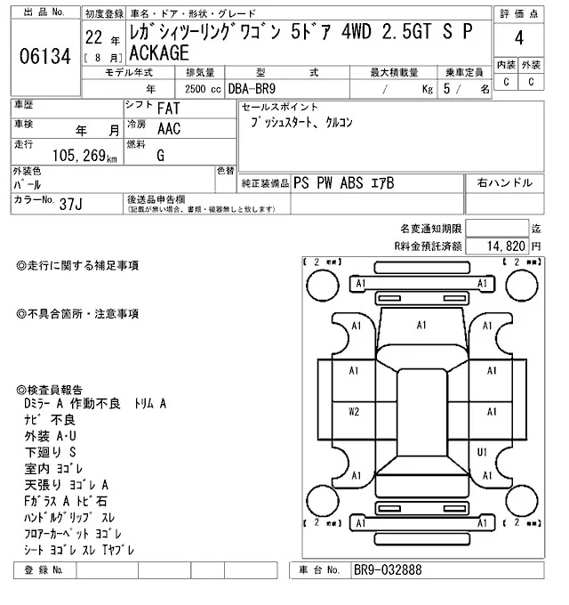 Subaru LEGACY — фото 3