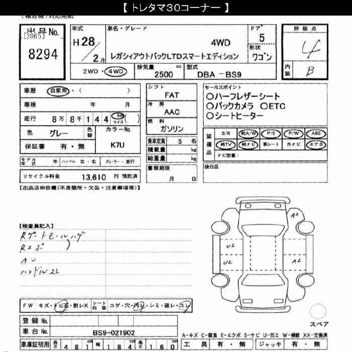 Subaru LEGACY OUTBACK — фото 3