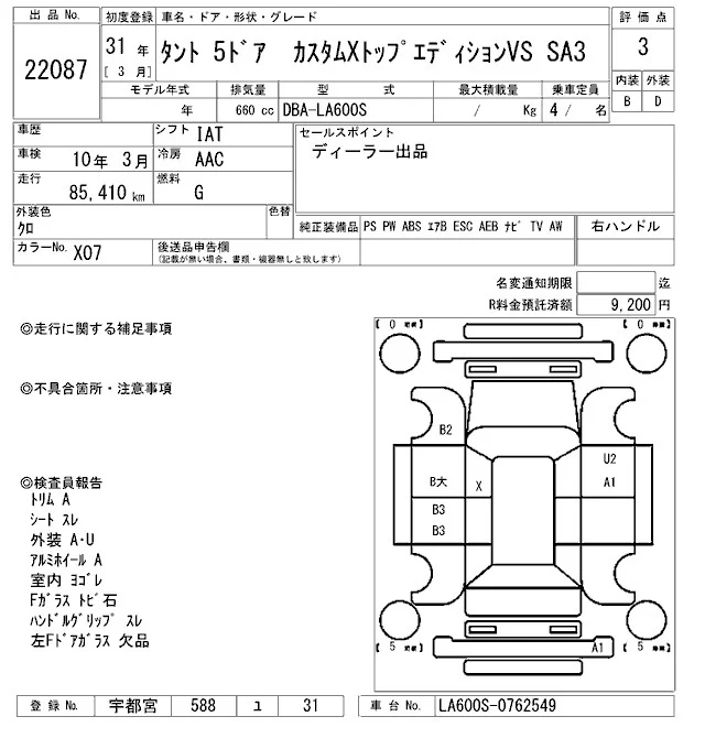 Daihatsu TANTO — фото 3