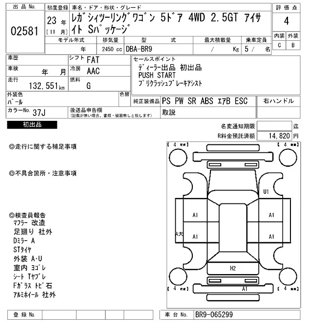 Subaru LEGACY — фото 3