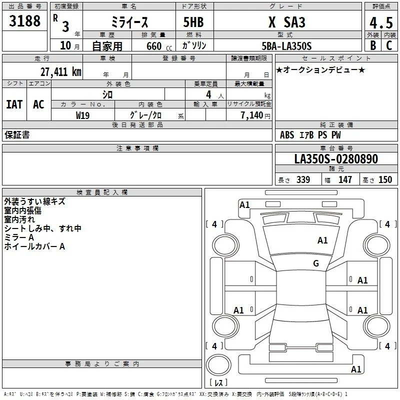 Daihatsu MIRA E S — фото 3