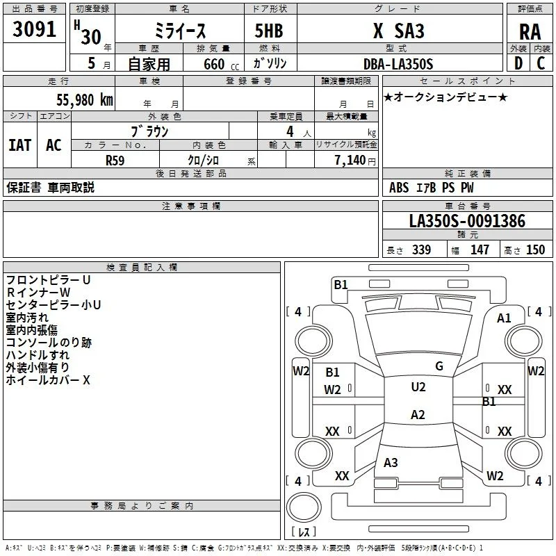 Daihatsu MIRA E S — фото 3