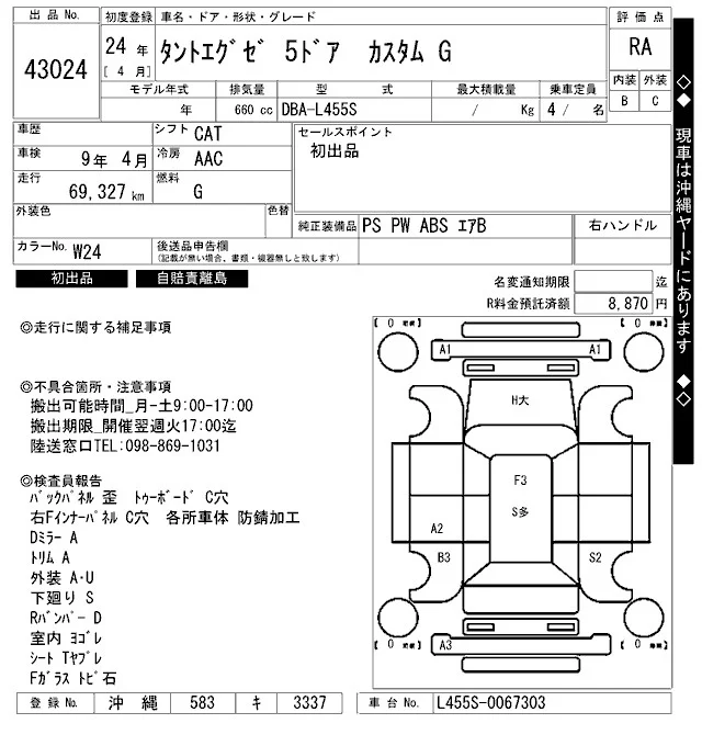 Daihatsu TANTO EXE — фото 3