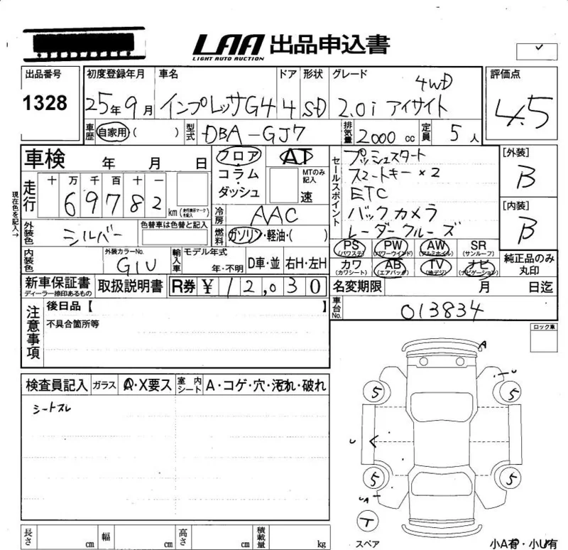 Subaru IMPREZA G4 — фото 3