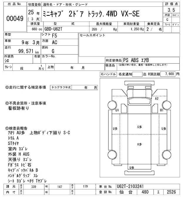 Mitsubishi MINICAB TRUCK — фото 3