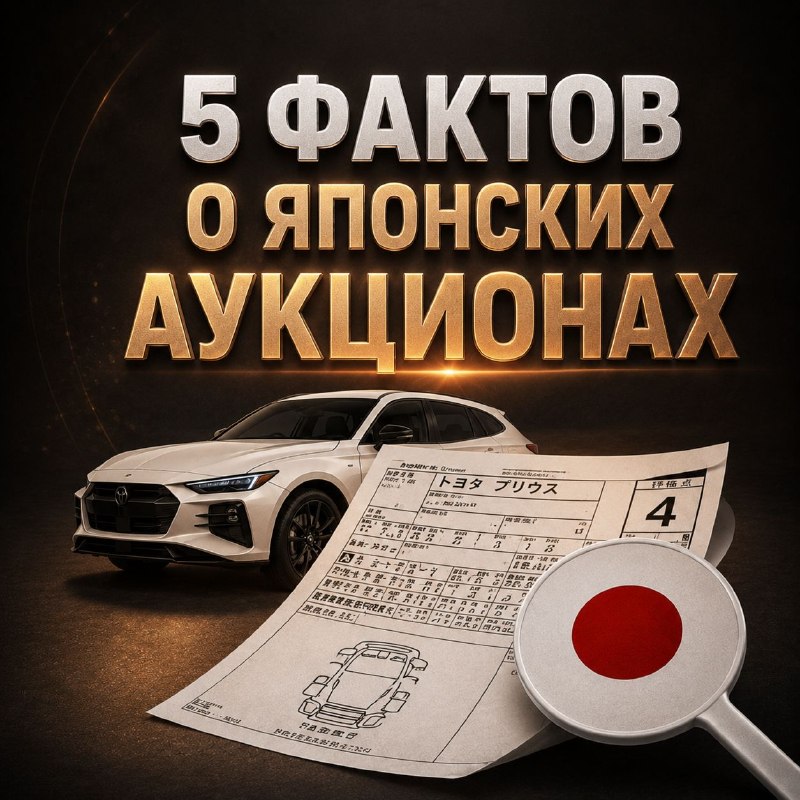 5 ФАКТОВ О ЯПОНСКИХ АУКЦИОНАХ, КОТОРЫЕ ВАС УДИВЯТ