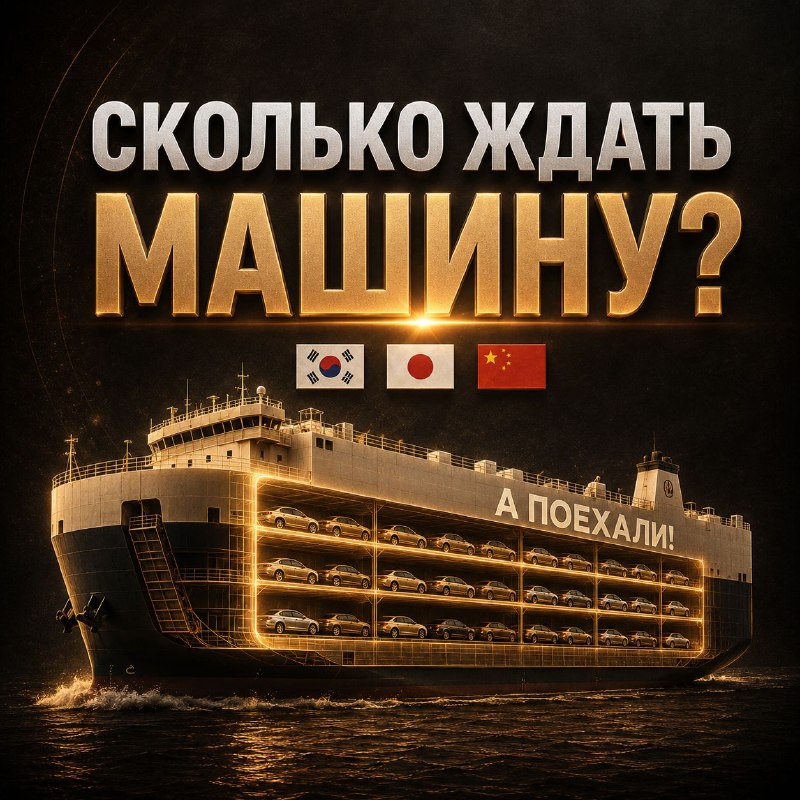 СКОЛЬКО ЖДАТЬ МАШИНУ? СРОКИ ПО КАЖДОЙ СТРАНЕ