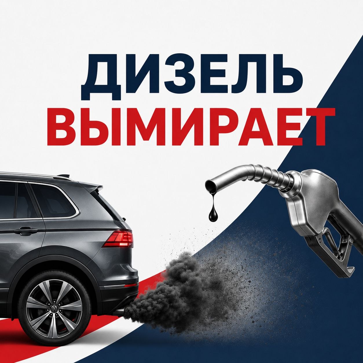 ФАКТ ДНЯ: ДИЗЕЛЬ В РОССИИ — ПОЧТИ ВЫМИРАЮЩИЙ ВИД
