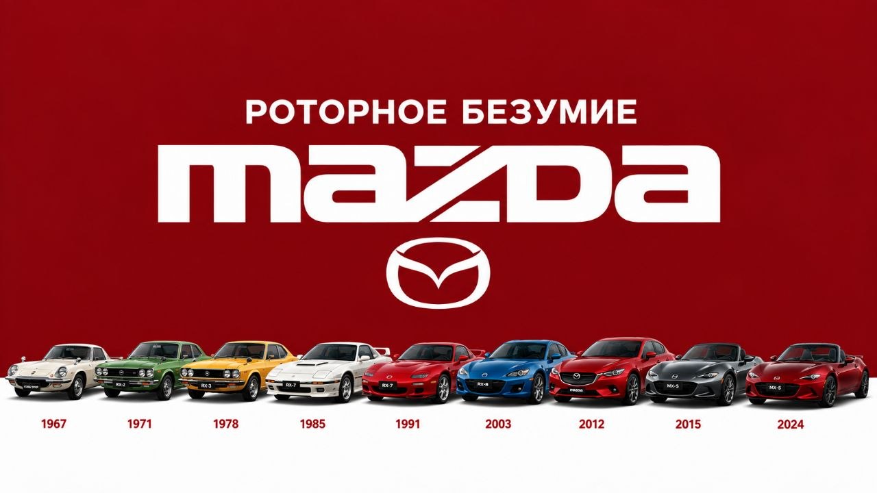 MAZDA: ПРОБКА, ХИРОСИМА И ДВИГАТЕЛЬ, КОТОРЫЙ НИКТО НЕ СМОГ ПРИРУЧИТЬ