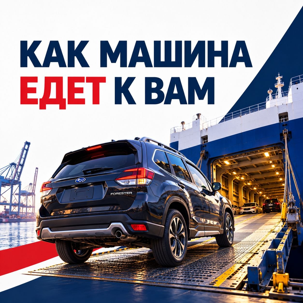 КАК МАШИНА ЕДЕТ К ВАМ